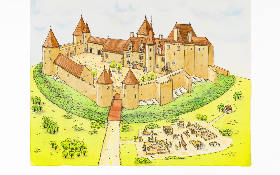 Châteauneuf au 15ème siècle