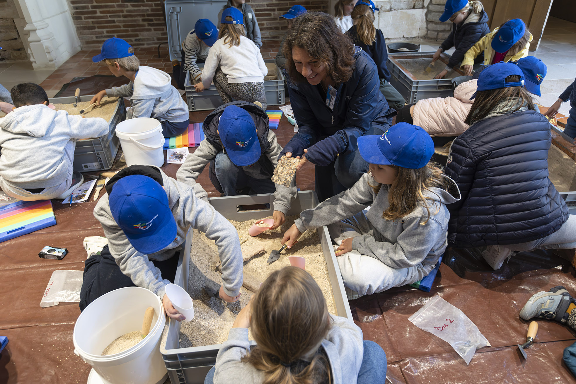 Animation fouilles en cours