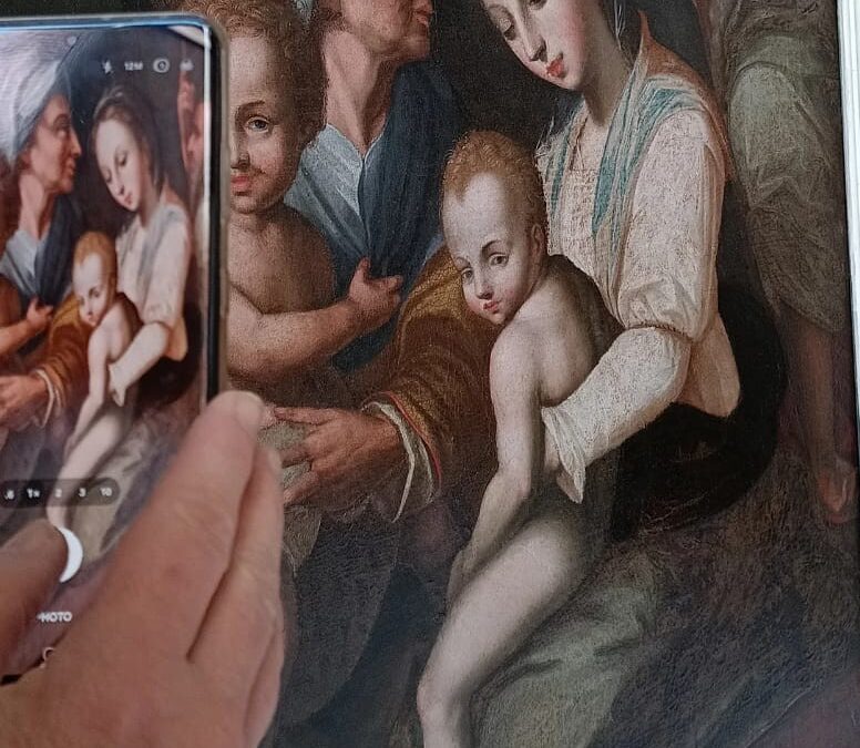 Le retour de la Sainte-Famille avec Ste Elisabeth et St Jean-Baptiste