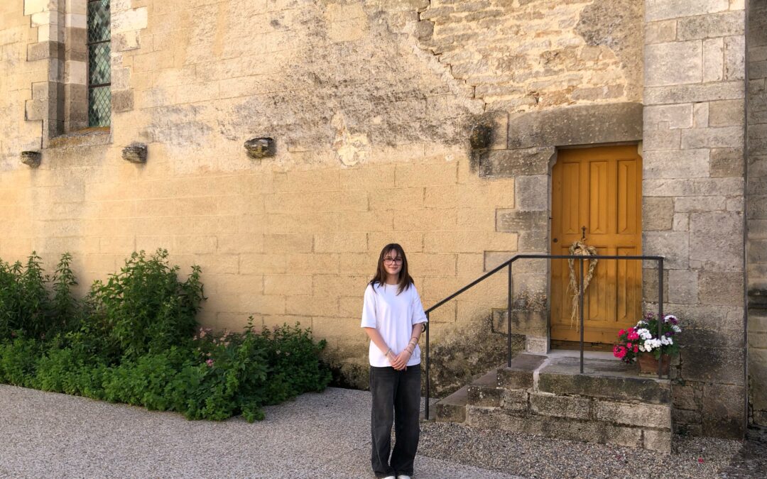 Elisa Duployer stagiaire de 2nde découvre le patrimoine
